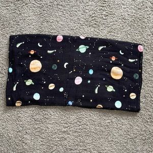 Loulou Lollipop Swaddle Blanket Planets